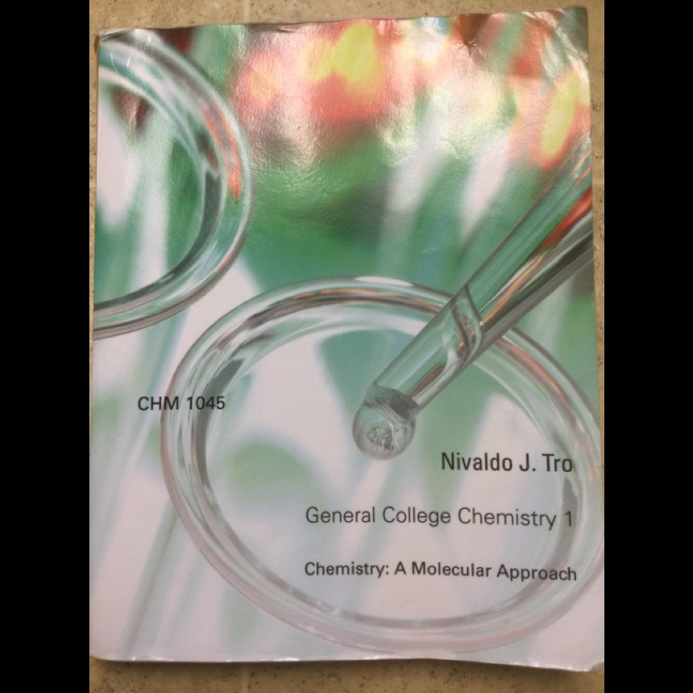 ⭐️CHEMISTRY : A MOLECULAR APPROACH TEXTBOOK⭐️